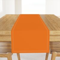 Tangerine Orange - Solid coordinate for Arctic Animal Icebergs Teal and Orange