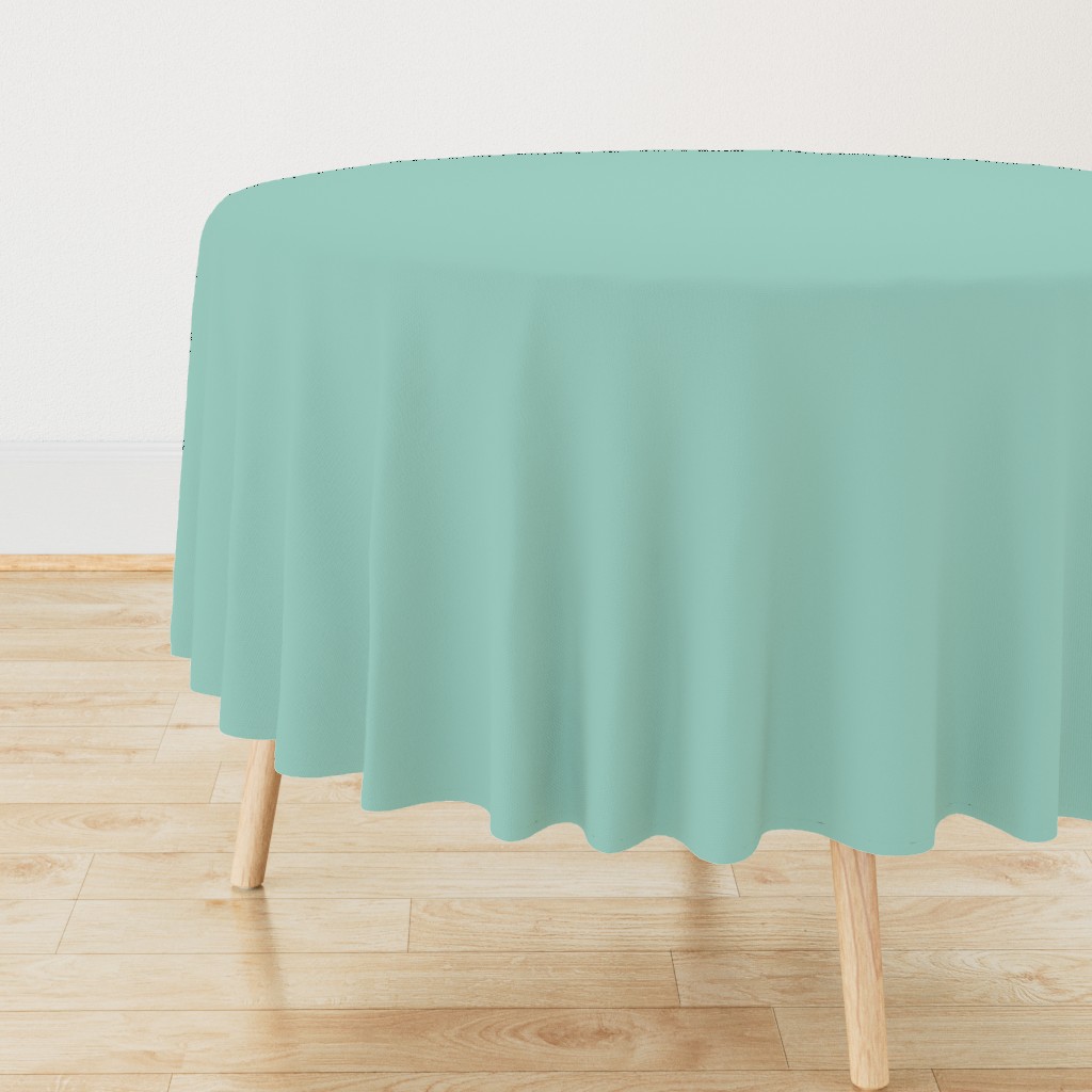 Mint Icecream - Solid coordinate for Arctic Animal Icebergs – Blue and Raspberry