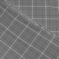 Prince of Wales check #2, 2" black/white