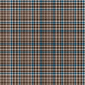 Prince of Wales check #1, 2" brown/blue/taupe