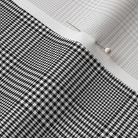 Prince of Wales check #3, 2" black and white