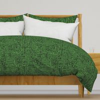 Circuit Board // Light on Dark Green // Large