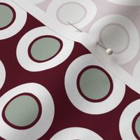 (NOW SMALLER) Elegant holiday dinner dots on claret by Su_G_©SuSchaefer