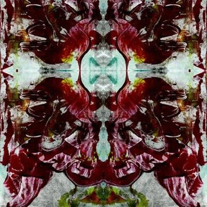 Dark crimson swish print_Mirrored