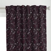 Elegant holiday deep purple