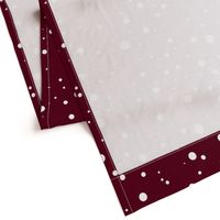 snow red background