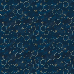 MOOD-y Starry Night in Serotonin and Dopamine Larger Scale © Jennifer Garrett
