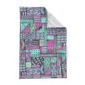 Global Vibrations Pink Aqua Black large scale