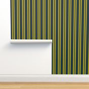 Stripes and Dots - marine gold