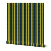 Stripes and Dots - marine gold