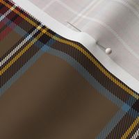 King George VI / Green Stewart tartan, 6" -  worn by Prince Charles, weathered colors