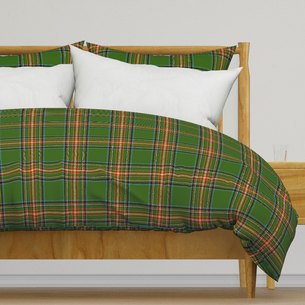 King George VI / Green Stewart tartan,  7" - worn by Prince Charles, ancient colors