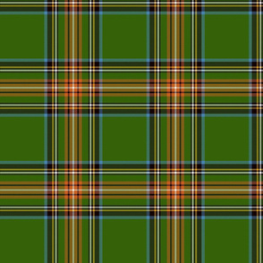 King George VI / Green Stewart tartan,  7" - worn by Prince Charles, ancient colors