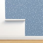 snow background (blue)