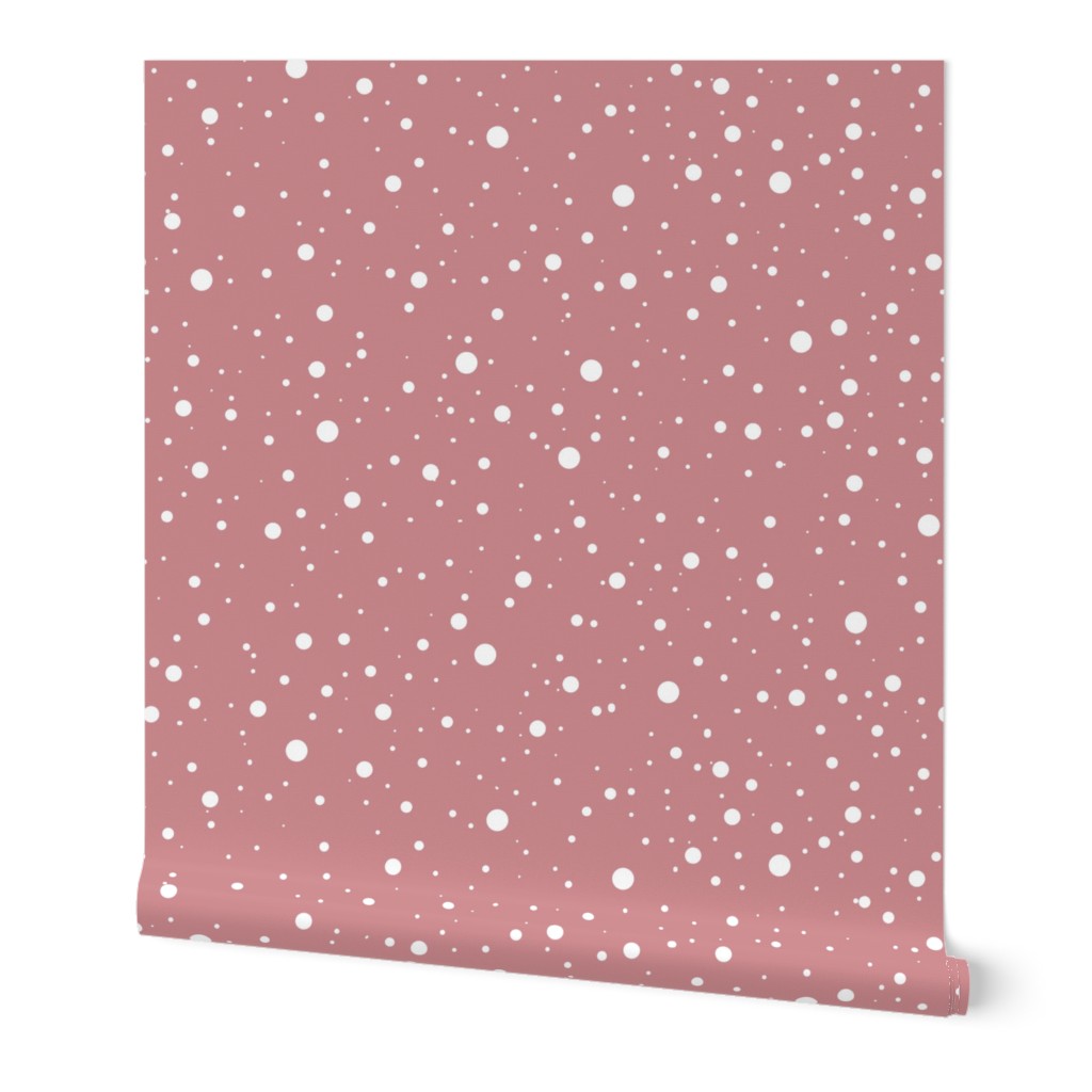 snow background (red)