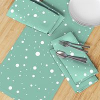 snow background (green)