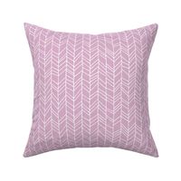Pink Lavender Crazy Chevron Herringbone Hand Drawn Geometric Pattern GingerLous