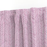 Pink Lavender Crazy Chevron Herringbone Hand Drawn Geometric Pattern GingerLous