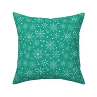 Snowflakes - arcadia green
