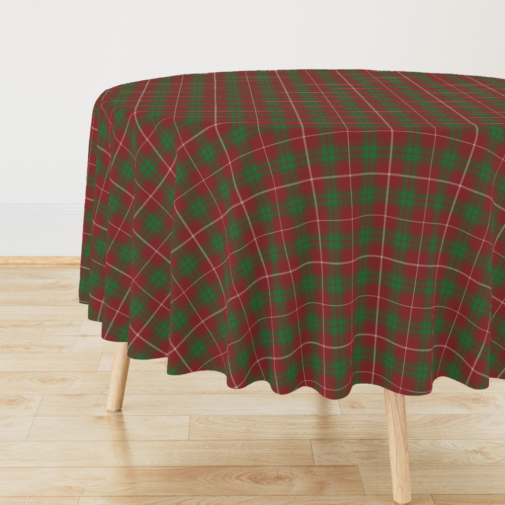 Rothesay red double tartan, 7"   - 1840 Sobieski Stuarts