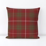 Rothesay red double tartan, 12" weathered   - 1840 Sobieski Stuarts