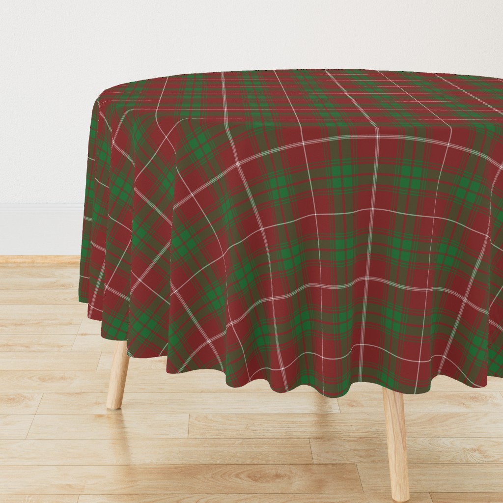 Rothesay red double tartan, 12"  - 1840 Sobieski Stuarts