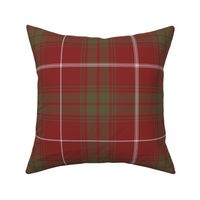 Rothesay red double tartan, 14" weathered  - 1840 Sobieski Stuarts