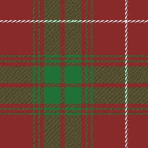 Rothesay red double tartan, 14"  - 1840 Sobieski Stuarts