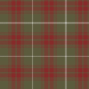 Rothesay hunting double tartan, 6" weathered, c. 1897