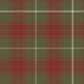 Rothesay hunting double tartan, 7" weathered, c. 1897