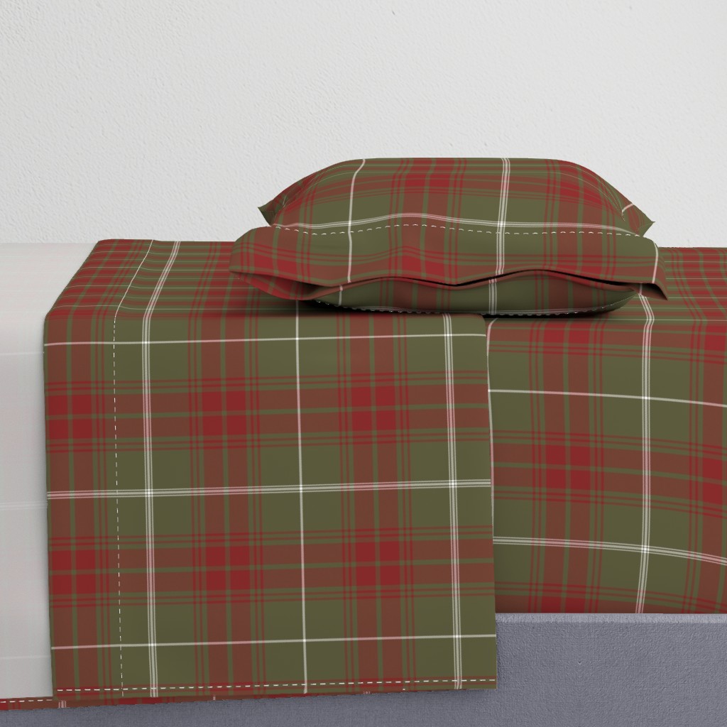 Rothesay hunting double tartan, 12" weathered, c. 1897