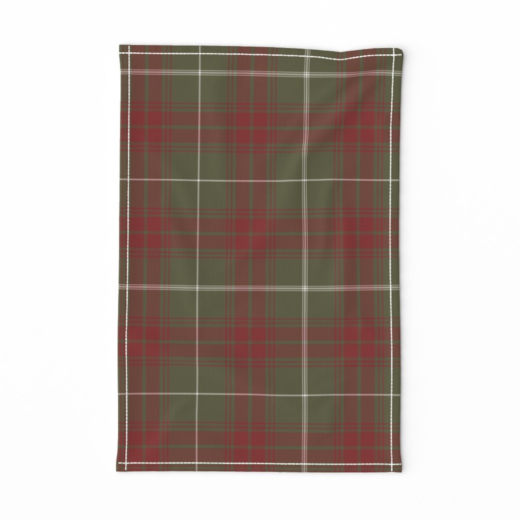 Rothesay hunting double tartan, 12" weathered, c. 1897