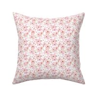 Tiny Pink + Gold Floral - Flower Garden Blooms Baby Girl Nursery GingerLous