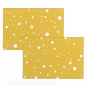 Snow ( Mistletoe Gold and Blue)