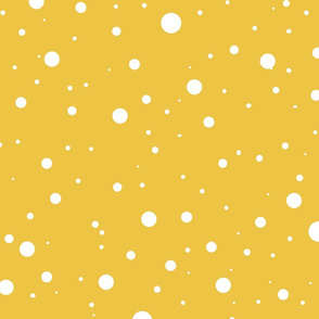 Snow ( Mistletoe Gold and Blue)