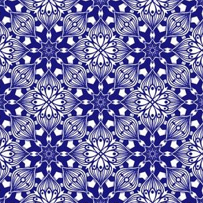 Kaleidoscopic Onion - Navy