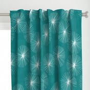 Dandelions M+M Teal by Friztin