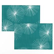 Dandelions M+M Teal by Friztin