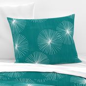 Dandelions M+M Teal by Friztin