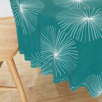 Dandelions M+M Teal by Friztin