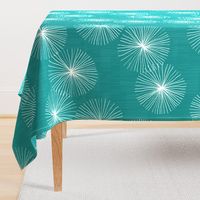 Dandelions M+M Teal by Friztin