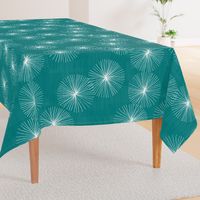 Dandelions M+M Teal by Friztin