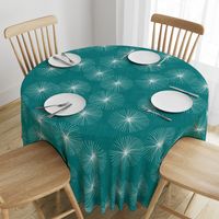 Dandelions M+M Teal by Friztin