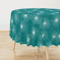 Dandelions M+M Teal by Friztin