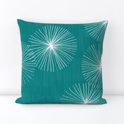 Dandelions M+M Teal by Friztin