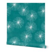 Dandelions M+M Teal by Friztin