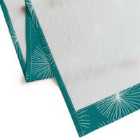 Dandelions M+M Teal by Friztin