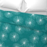 Dandelions M+M Teal by Friztin