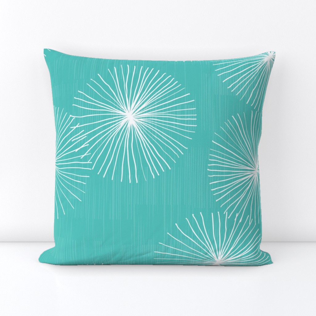 Dandelions M+M Aqua by Friztin