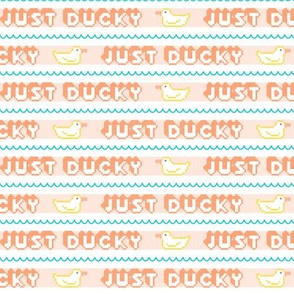 Just Ducky* || vintage kids t-shirt waves & stripes